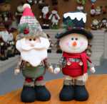 크리스마스 장식 개폐식 기둥 크리스마스 패브릭 장식 장식 크리스마스 신제품 크리스마스 장식의 그림