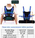 어린이 슬링 노인 물리 치료 벨트 환자 보행 하네스 아마존 보행 전송 벨트의 그림