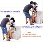 어린이 슬링 노인 물리 치료 벨트 환자 보행 하네스 아마존 보행 전송 벨트의 그림