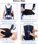 어린이 슬링 노인 물리 치료 벨트 환자 보행 하네스 아마존 보행 전송 벨트의 그림