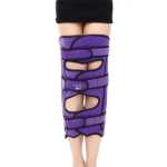 남성용 및 여성용 다리 스트랩성인용 신체 고정 거들물리 보조기의 그림