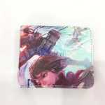 수사대 신제품 거인의 습격 지갑 수사대 남성용 및 여성용 쇼트 동전지갑 PU 가죽 머니 클립의 그림