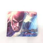 수사대 신제품 거인의 습격 지갑 수사대 남성용 및 여성용 쇼트 동전지갑 PU 가죽 머니 클립의 그림