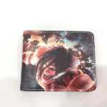 수사대 신제품 거인의 습격 지갑 수사대 남성용 및 여성용 쇼트 동전지갑 PU 가죽 머니 클립의 그림