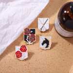 애니메이션 및 만화 주변기기 자이언트 핀 수사대 브로치 핀 배지의 그림