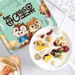 제조업체는 영양가 있고 건강하며 맛있는 매일 견과류 튀김 스낵 레저 스낵 혼합 및 일치 말린 과일 튀김 식품을 도매합니다.의 그림