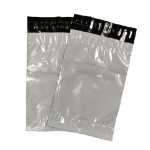 가방이있는 흰색 투명 운송장 가방 국경 간 전자 상거래 포장 가방 첨부 가방 택배 가방 지원 택배 가방 맞춤 제작의 그림