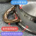 공장에서 만든 수출 베트남 냄비 및 팬 스테인레스 스틸 팬 조리기구 12PCScooker 동남아시아 조리기구 세트의 그림