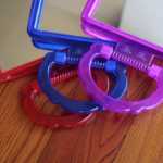 진주 빛 사변형 거울 브래킷 접이식 거울 화장 거울 2 위안 2 위안 상점 가족 화장 거울 소스 도매의 그림