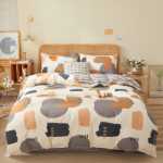 작은 신선한 침대 시트 이불 커버 기숙사 3 피스 침구 도매의 간단한면 브러시 4 피스 세트 두꺼운 모델의 그림