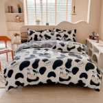 발신자를 대신하여 코튼 인쇄 4 피스 세트 두꺼운 브러시 시트 이불 커버 학생 기숙사 코튼 3 피스 침구의 그림