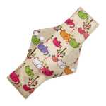 굿붐 출산 대나무 숯 빨아들이는 생리대 재사용 가능한 팬티 라이너의 그림