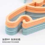 어린 이용 옷걸이 플라스틱 어린 이용 옷걸이 가정용 아기 옷걸이 두꺼운 건조 옷걸이 유아 나비 넥타이 옷걸이의 그림