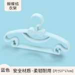 어린 이용 옷걸이 플라스틱 어린 이용 옷걸이 가정용 아기 옷걸이 두꺼운 건조 옷걸이 유아 나비 넥타이 옷걸이의 그림