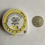 BMI 워터 드롭 건강한 트리플 허리 줄자 눈물 방울 줄자 엉덩이 측정 소프트 줄자의 그림