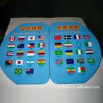 2023 새로운 삽입 국기 세계지도 장난감 나무 지리 인지 보조 교구 도매의 그림