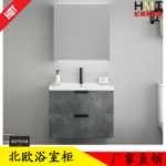 단단한 나무 욕실 캐비닛 공장 세면대 캐비닛 페인트가없는 욕실 캐비닛 간단한 욕실 캐비닛 스칸디나비아 욕실 캐비닛 욕실 캐비닛의 그림