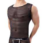 가로 줄무늬 조끼의 그림