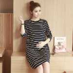 임산부 모유 수유 드레스의 그림