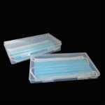 투명 플라스틱 보관 상자의 그림