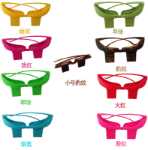 수평 굴절 안경의 그림