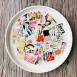 휴대 전화 장식 미니 스티커의 그림