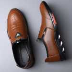 남성 가죽 신발 / 남성 캐주얼 신발의 그림