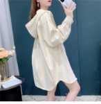 공식 사진 90 코튼 10 비스코스 봄 한국 느슨한 셔츠 디자인 틈새 긴팔 셔츠 얇은 여성상의의 그림