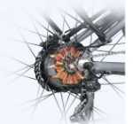 오프로드 전기 자전거의 그림