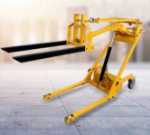 휴대용 크랭크샤프트 지게차의 그림